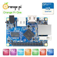 Free Shipping Orange Pi One 512MB H3 Quad-core with 100M Ethernet Port/Camera/HDMI,Support Ubuntu/Linux /Android Single Board 2024 - buy cheap