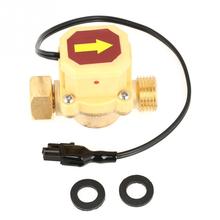Sensor de pressão da bomba de bronze, interruptor com sensor de fluxo de água g1/2 fêmea, rosca macho para chuveiro de baixa pressão
