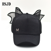 Big Bowknot Baseball Cap for Girl M mark Pink hat for Women Summer Adult Bow Caps Snapback Hip Hop Caps with a straight visor 2024 - buy cheap