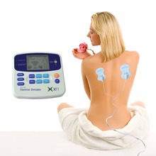 Estimulador eléctrico de XFT-320, masajeador Tens, unidad de doble canal, relajación corporal, estimulador muscular, dispositivo para aliviar el dolor de espalda y rodilla 2024 - compra barato