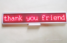 21"x4" Red Programmable LED Moving Scrolling Message Display Sign Indoor Board 2024 - buy cheap