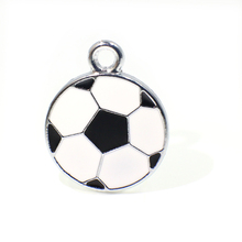 Soccer 50pcs Football Hang Pendant Charm Fit Necklace Pet tags Phone Strips key chain DIY Accessories HC123 2024 - buy cheap