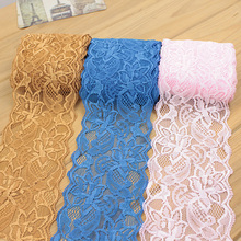 10 yards/lot 8cm width Elastic Stretch Lace trim fabric in many colors DIY headband sewing garment accessories 2024 - buy cheap