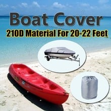 100 inch Boat Cover Beam Heavy Duty Trailerable 210D V-Hull 20-22 ft  Grey Free Shipping 2024 - buy cheap