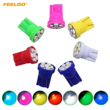 FEELDO-bombillas LED T10 194 168 1206, 6 SMD, 12V de CC, Blanco/rojo/verde/azul/amarillo/rosa/azul hielo # FD-1749, 2 uds. 2024 - compra barato