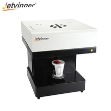 Jetvinner One-cup Coffee Printer Inkjet Print Machine with Edible Ink for Latte, Cake, Macarons, Beer, Flowers, Candy, etc. 2024 - buy cheap