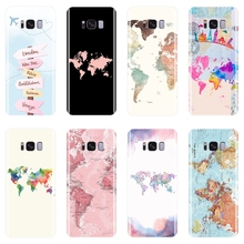 World Map Travel Soft Back Cover For Samsung Galaxy S5 S6 S7 Edge S8 S9 Plus Phone Case Silicone For Samsung Galaxy Note 4 5 8 9 2024 - buy cheap