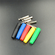 10pcs/lot 4mm Solderless Stackable Banana Female jack Plug Banana Connector Head 2024 - buy cheap