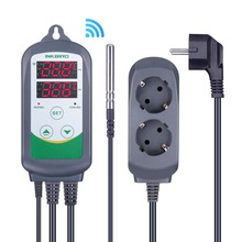 Inkbird-controlador de temperatura Digital ITC-308, termostato de salida de enchufe para UE, EE. UU., AU, Reino Unido, electrodomésticos, alarma de eclosión, temperatura Control 2024 - compra barato