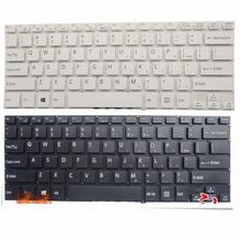 Teclado para laptop inglês, branco americano, para sony integrado, svf14, svf14e 2024 - compre barato