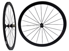 Brand New - Full Carbon Glossy Road Bike 700C Tubular Rim Wheelset Bicycle Wheel 38mm 2024 - buy cheap