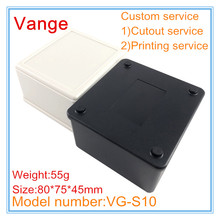 1pcs/lot two color available injection box 80*75*45mm ABS plastic case junction box diy for wire connector 2024 - buy cheap