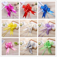 10ps/lot Pull Bows Gift Ribbons Christmas Gift Wrap Birthday Party Decor Valentines Wedding Car Decoration Party favors Supplies 2024 - buy cheap