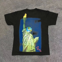 2019 Statue of Liberty Travis Scott Astroworld Men Women T-shirt 1:1 Best quality Top Tees Travis Scott ASTROWORLD T shirt 2024 - buy cheap