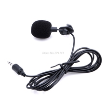 1 PC Mini Hands Free Clip On Lapel Microphone Mic For PC Notebook Laptop Skype 3.5mm Dropship 2024 - buy cheap