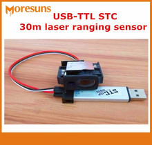 Быстрая бесплатная доставка OEM USB-TTL STC 30m лазерный датчик/лазерный модуль, Промышленный Лазерный датчик 2024 - купить недорого