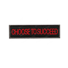 Choose to Succeed Embroidery Patch Tactical Military Patches Appliques Emblem Combat Embroidered Badges For Clothing Caps 2024 - buy cheap