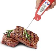 MOSEKO Hot Sale BBQ Thermometer Meat Folding Digital Oven Food Kitchen Thermometer Milk Probe Water Oil Liquid  Cooking Tools 2024 - buy cheap