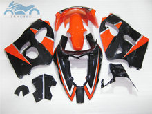 Высококачественный комплект обтекателей для SUZUKI GSXR 750 GSXR 600 1996-2000 SRAD custom fairing kits GSXR600 750 96-00 оранжевый черный BK22 2024 - купить недорого