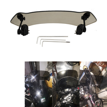 Motorcycle Risen Adjustable Wind Screen Windshield Spoiler Air Deflector for BMW R1200GS Kawasaki Z900 Honda   Yamaha 2024 - buy cheap