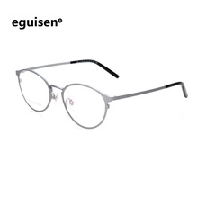 width-138 pure titanium woman eyeglasses frame men RETRO art round frame female optical brand spectacle frame eyewear frames new 2024 - buy cheap