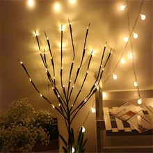 LED Willow Branch Lamp Floral Lights AA battery powered 20 Bulbs Home Christmas Party Garden Decor Christmas Birthday Gift gifts 2024 - buy cheap