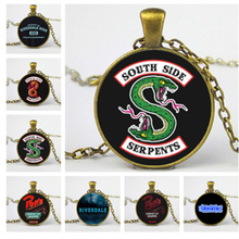 Riverdale Pendant Necklace Mysteries of Riverdale Jewelry Glass Necklace glass Charm Pendant Men Women Fashion Jewelry 2024 - buy cheap