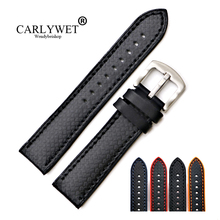 Carlywet 20-pulseira de borracha de silicone, 22mm, para substituição, à prova d'água, faixa reta, para dayonly tudor omega 2024 - compre barato