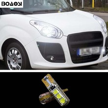 BOAOSI 2x T10 W5W 5050SMD Error Free LED Canbus Clearance Light For FIAT 500 Punto Stilo Palio Freemont Bravo Ducato Doblo 2024 - buy cheap