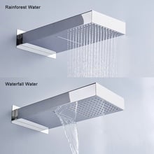 BECOLA Two Ways Waterfall Rain Shower Head Wall Mounted Stainless Steel Shower Faucet BR-9909 2024 - buy cheap