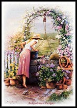 Needlework for embroidery DIY French DMC High Quality - Counted Cross Stitch Kits 14 ct Oil painting - Wishing Well 2024 - buy cheap