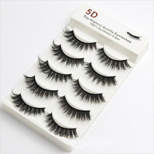 HBZGTLAD 2/5 pairs natural false eyelashes fake lashes long makeup 3d mink lashes eyelash extension mink eyelashes for beauty 2024 - buy cheap