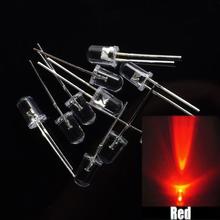 100pcs/ NEW 5mm Round Super Bright red LED light Diode Kit 2024 - buy cheap