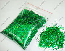 50g-1mm Holographic Laser Dark Green Color Glitter Diamond(rhombus)Paillette Spangle Shape for Nail Art Decoration&Glitter Craft 2024 - buy cheap