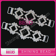 sparkling gem rhinestone bikini connector for sale,free shipping,fashion design crystal rhinestone connector for bikini 2024 - buy cheap