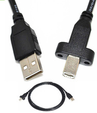 Кабель для принтера 1,5 м 5 футов USB 2,0 A папа-USB B папа штекер 2024 - купить недорого