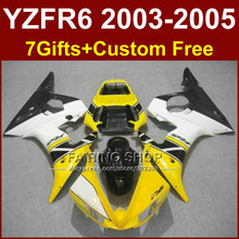 Piezas de carrocería R6 para YAMAHA r6, juegos de carenados 03 04 05 YZF R6 2003 2004 2005, kits de carenado personalizados + 7 regalos 2024 - compra barato