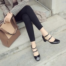Женские туфли на высоком каблуке Baotou, туфли-лодочки с грубым каблуком, большие размеры 2024 - купить недорого