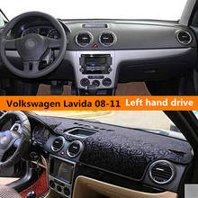 Приборной панели автомобиля чехол для Volkswagen Lavida мода авто Dashboard Sticky Pad для Volkswagen Lavida 2008-2011 левым 2024 - купить недорого