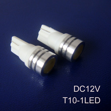 Hot sale 12V 1W high power T10 car led lights w5w 194 168 car led indicator light free shipping 5pcs/lot 2024 - buy cheap