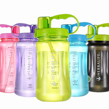 1000ml/2000ml 6 color Herbalife Nutrition 24hour Drinkware protein shaker Camping Hiking Straw Water Bottle Space bottle 2024 - buy cheap