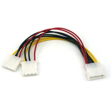 Ecosin2 компьютерные кабели и Разъемы 18 см 2 канальный 4 pin БП Мощность разветвитель кабеля LP4 Molex отклонения в размерах на 1-2 БП Мощность разветвитель кабеля Oct16 2024 - купить недорого