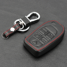 Car Key Cover For Volvo S40 XC90 S80 XC70 S60 V70 D05 Leather Remote Flip Folding Key Case Fob Cover Holder 5 Buttons 2024 - compre barato