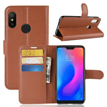 Luxury Flip Leather Case cover for Xiaomi Redmi 6 Pro 3GB 4GB 32GB 64GB Phone Cover Wallet case with Stand 2024 - buy cheap