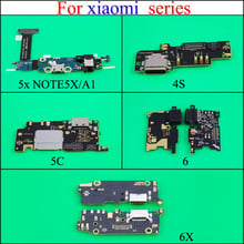 YuXi Micro Dock Connector Board USB Charging Port Flex Cable For Xiaomi  5x NOTE5X/A1  6  6x 4s 5c 2024 - buy cheap