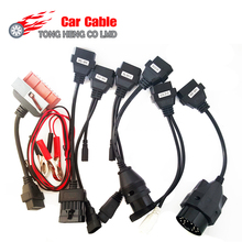 Полный комплект из 8 автомобильных кабелей для OBD2 кабелей для VD TCS Pro Plus автомобильный кабель диагностический инструмент интерфейс OBD II кабель для сканера 2024 - купить недорого