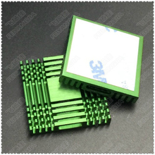 (Flete del paquete) 2 piezas de radiador electrónico de aluminio verde de 37x37x6MMMCPU 2024 - compra barato