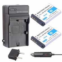 Baterías de iones de litio recargables, cargador para Sony NP-BD1 T70 T77 T90, 1800mAh, NP-FD1/BD1 DSC-T2, venta al por mayor, 2 uds. 2024 - compra barato