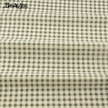 Tela de lino y algodón para el hogar, tejido de costura verde para mantel, almohada, bolsa, cojín de cortina Zakka 2024 - compra barato
