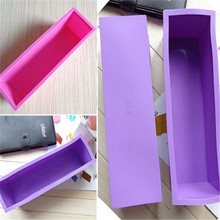 Fashion New Perfect Soap Brick Pastry Bread Loaf Cake Silicone Rectangle Bakeware 1.2L 2024 - buy cheap